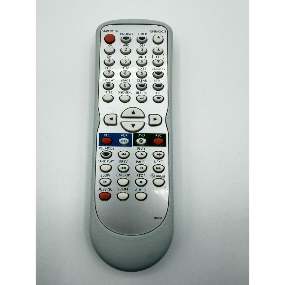 NB654 NB654UD For Funai DVD Recorder Replace Remote Control SV2000 WV20V6